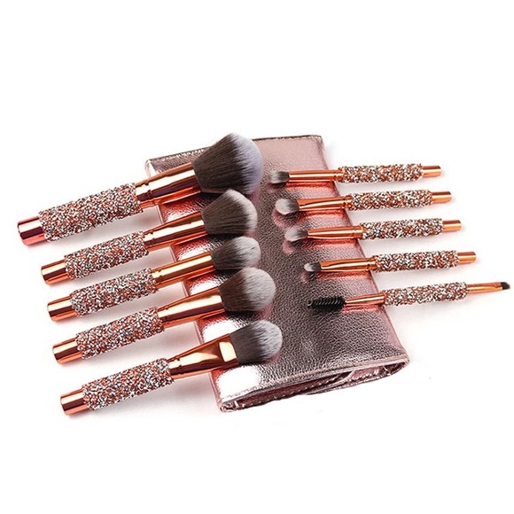 🆕10 piece make up brush set - Picture 2 of 4